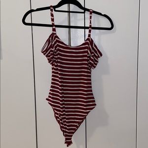 Urban Outfitters Striped Bodysuit Tank
